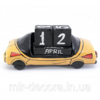 Календар настільний Автомобіль дерево