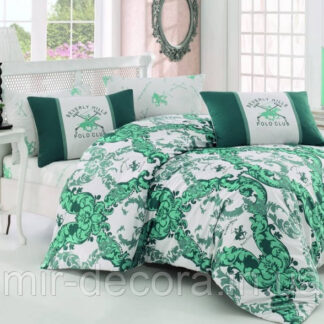 Постільна білизна Beverly Hills Polo Club ранфорс BHPC 024 Green євро