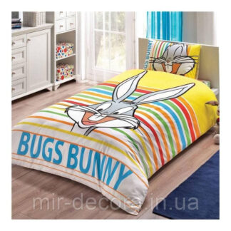 Постільна білизна Tac DISNEY Bugs Bunny Striped напівторна