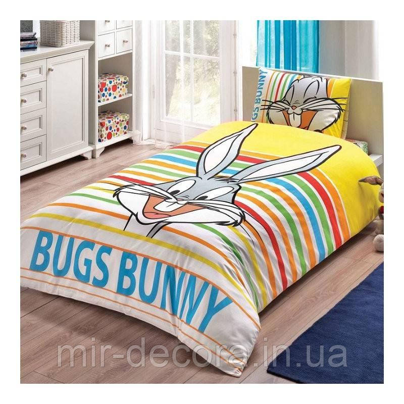 Постільна білизна Tac DISNEY Bugs Bunny Striped напівторна