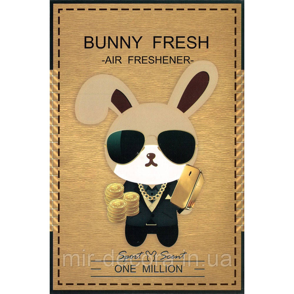 Ароматизатор BUNNY FRESH One Million Paco Rabanne