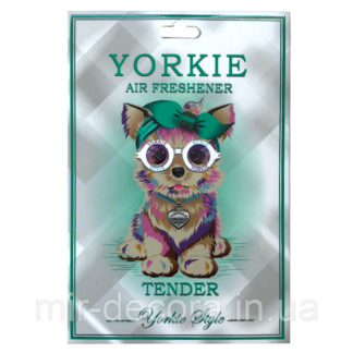 Ароматизатор в авто/гардероб парфумований Yorkie Style TENDER Chanel