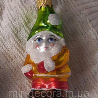 Формова іграшка зі скла Гном веселий