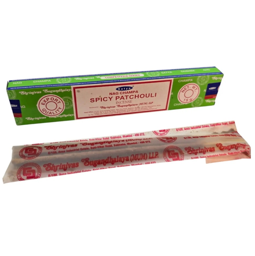 Ароматичні палички Satya «Spicy Patchouli» (Пряна Пачулі) - Зображення 2